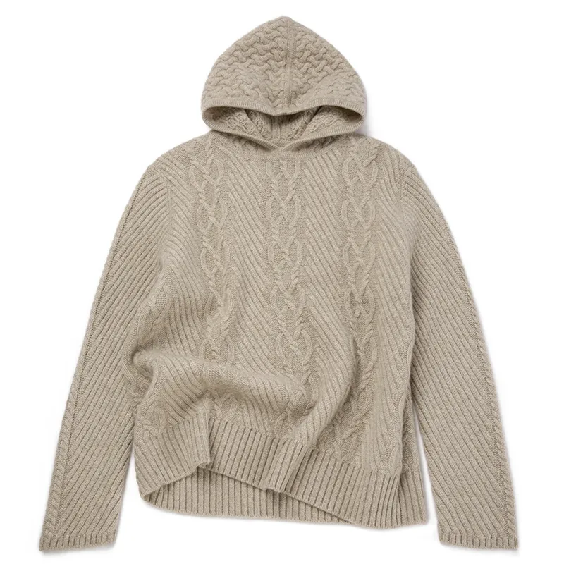 Кашемировый свитер с капюшоном BWS4030 (4)